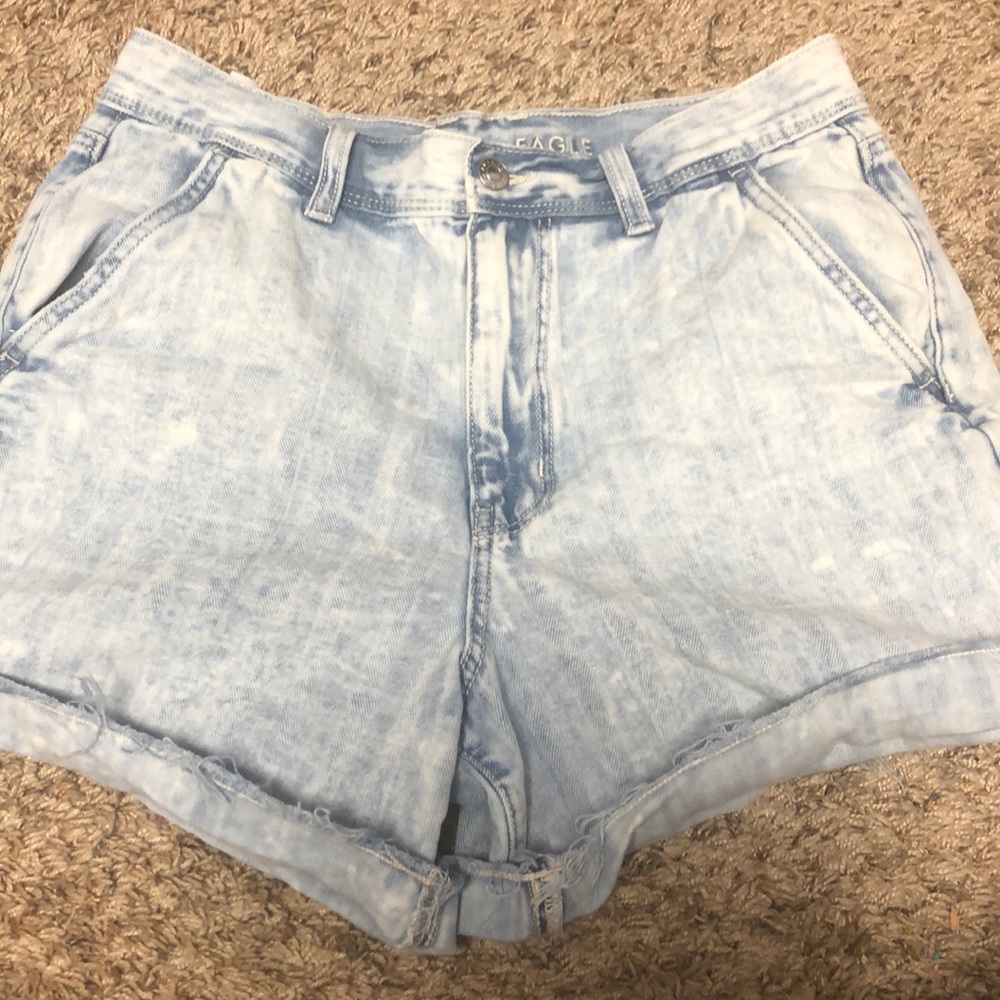 AE high waisted mom shorts